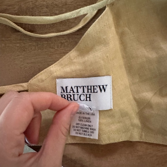 Matthew Bruch linen halter top in pristine condition - Picture 3 of 5